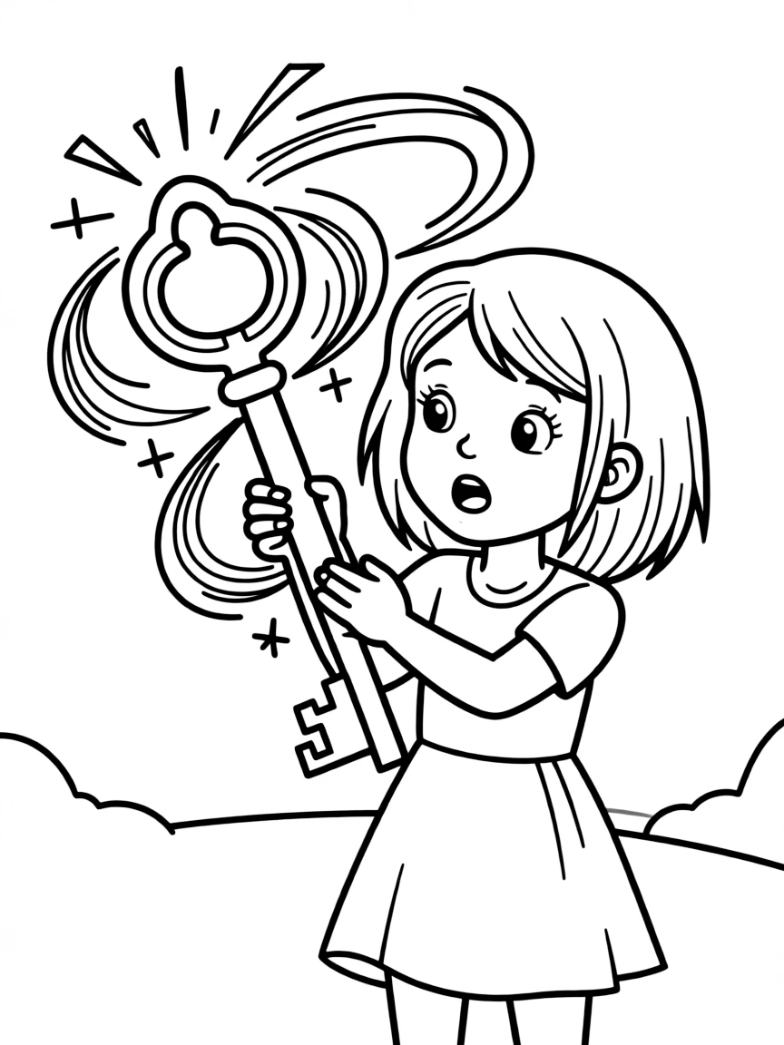 Dawn discovering she's the Key with glowing energy