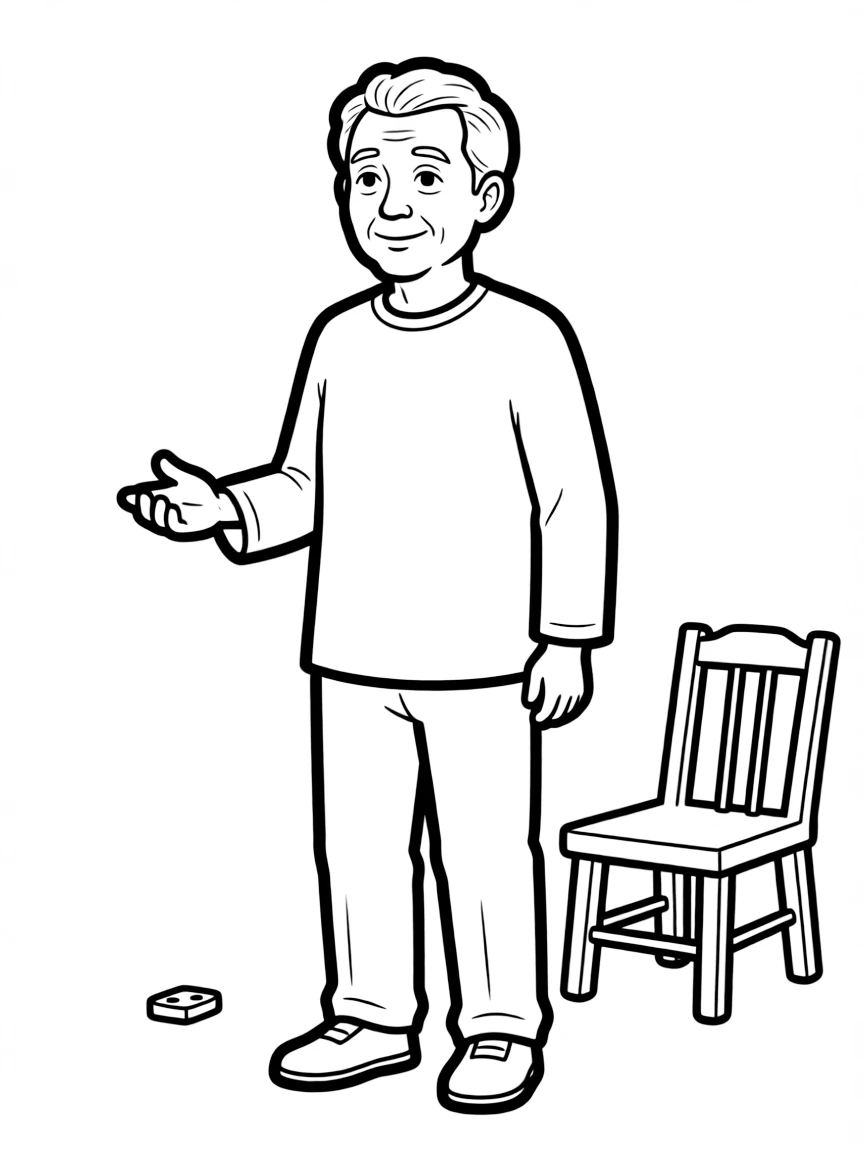 Oh Il-nam (Player 001) with his elderly smile hiding secrets