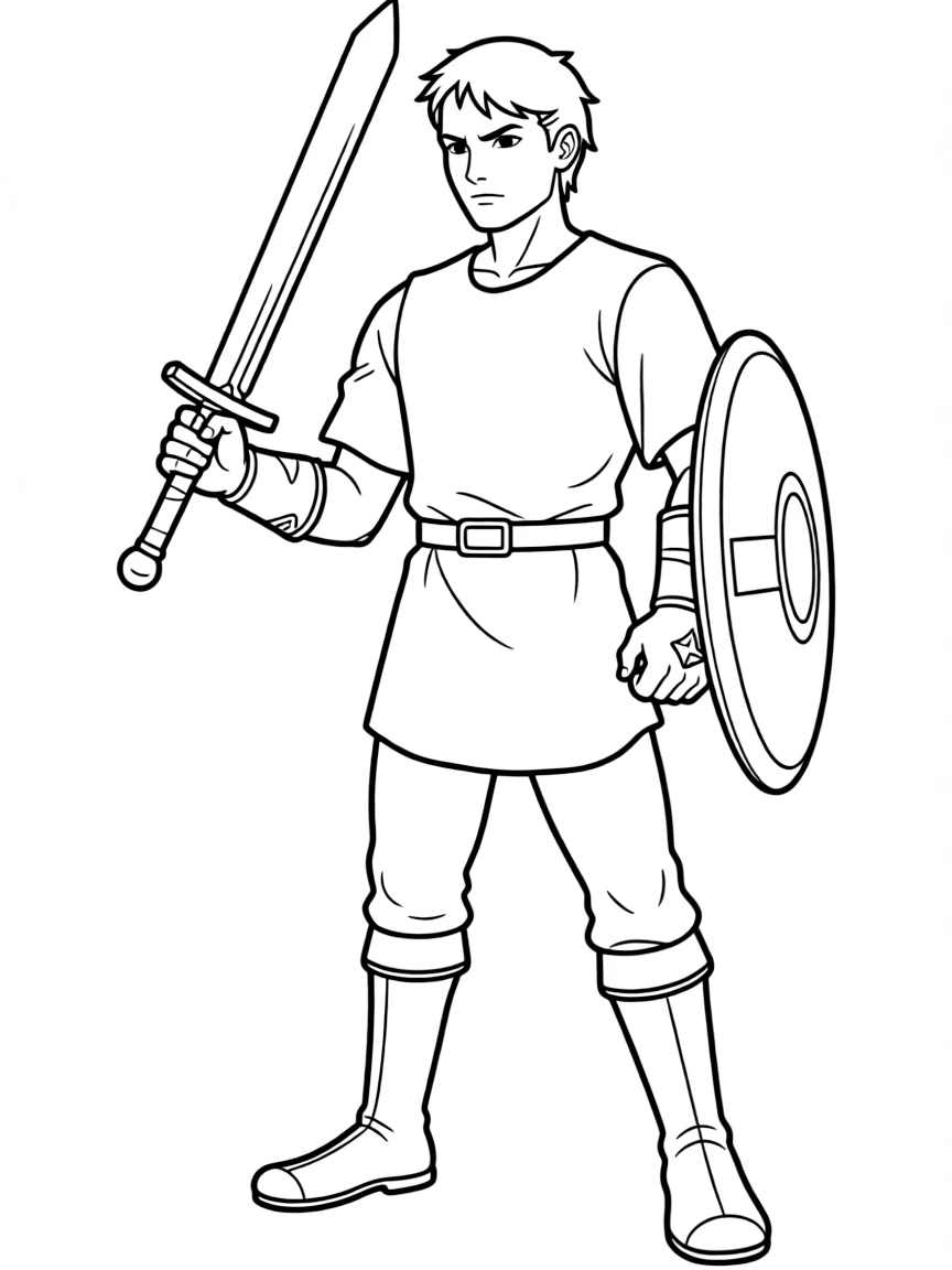 Nandor the Relentless with his antiquated warrior outfit