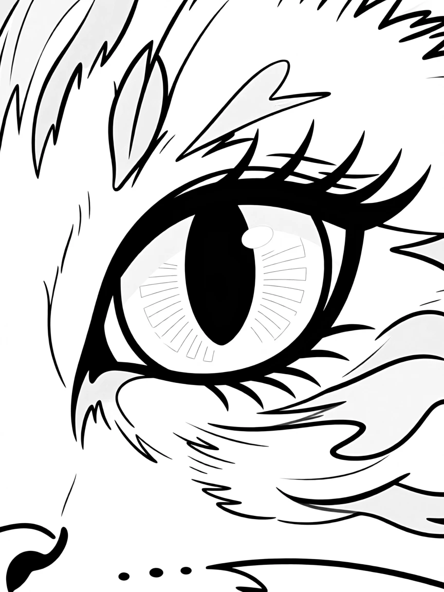 Close-up of Taylor's cat eyes with her signature eyeliner style