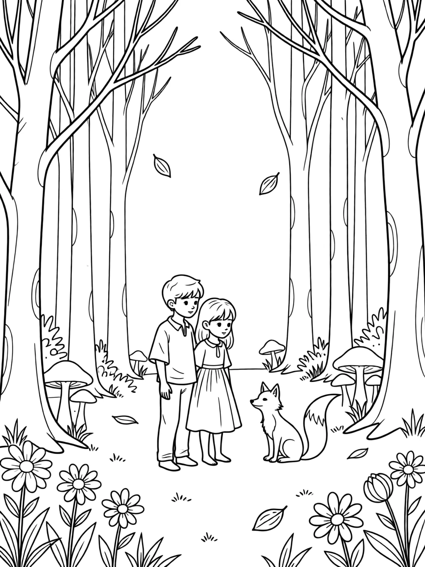 The enchanted forest scene inspired by "Folklore" album