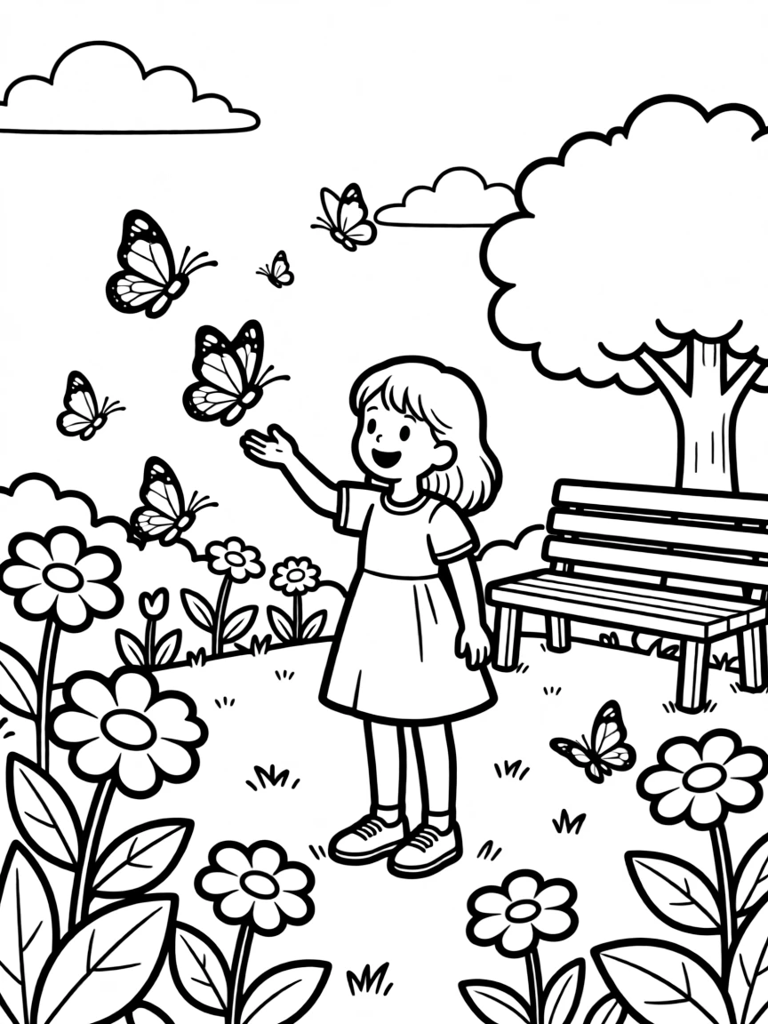 The butterfly-filled garden from "Lover" album aesthetics