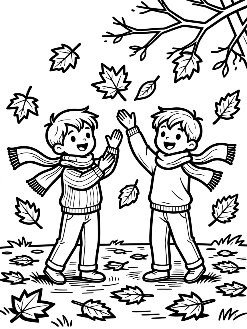 Autumn leaves and scarves inspired by "All Too Well"