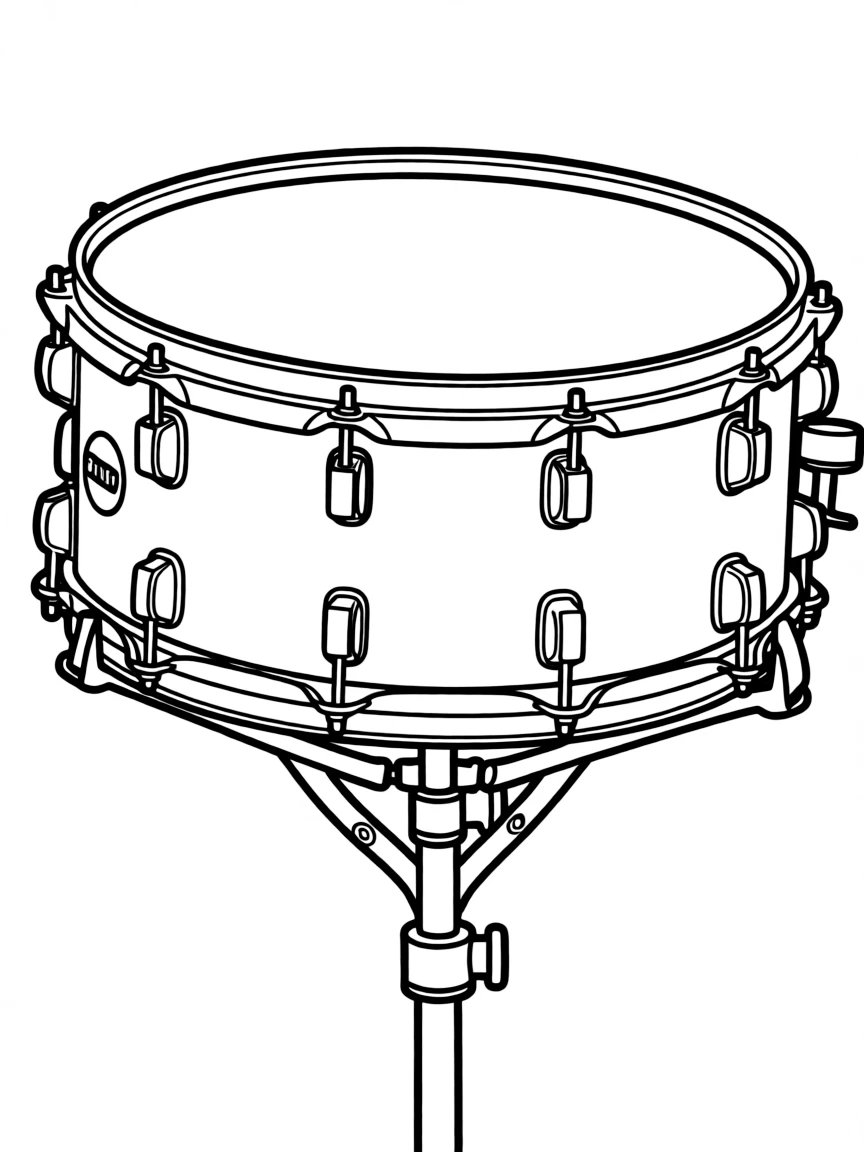 Snare drum with intricate lug design