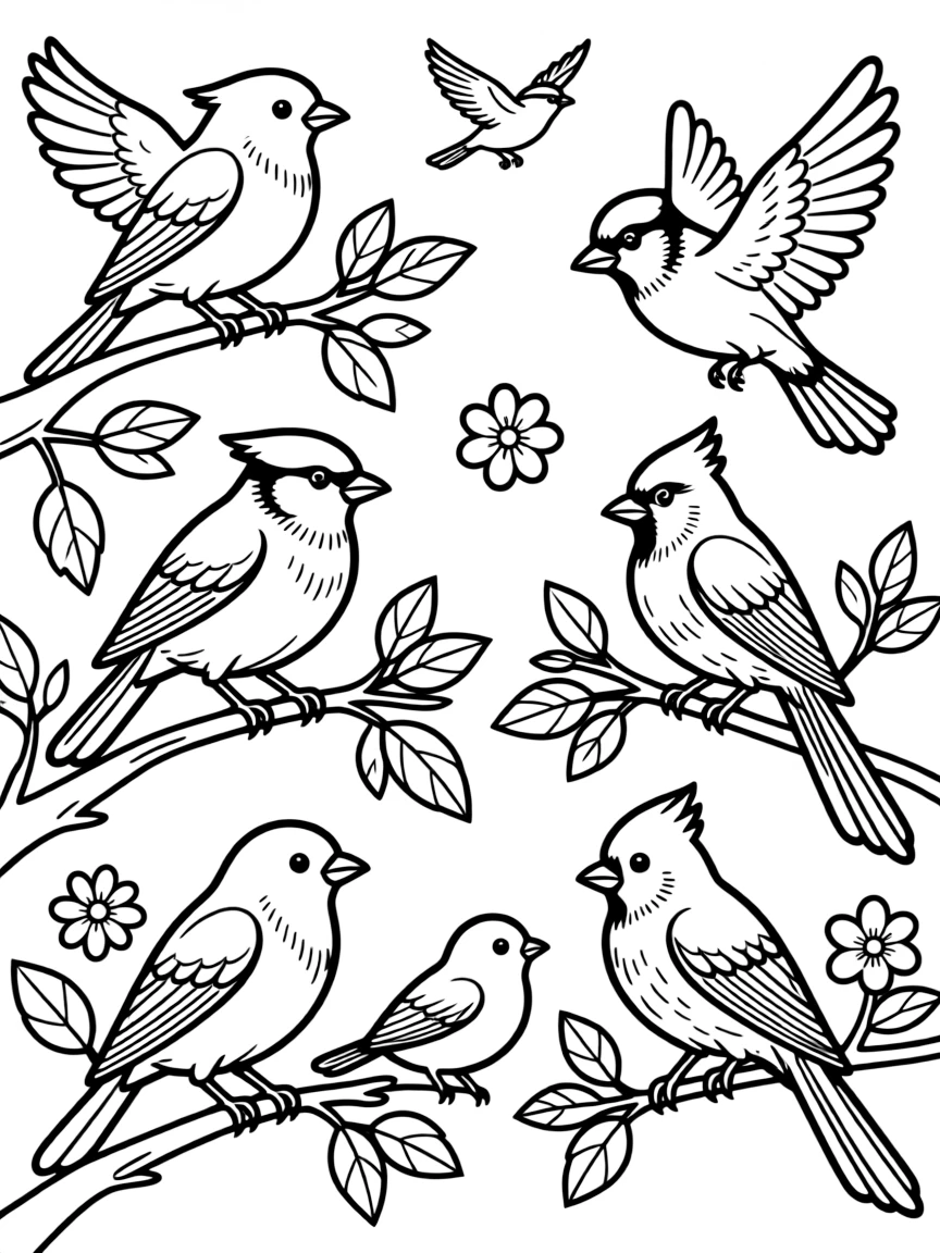 Note values with different bird species