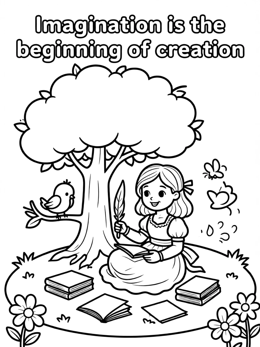 A playful scene showing Jane Austen.