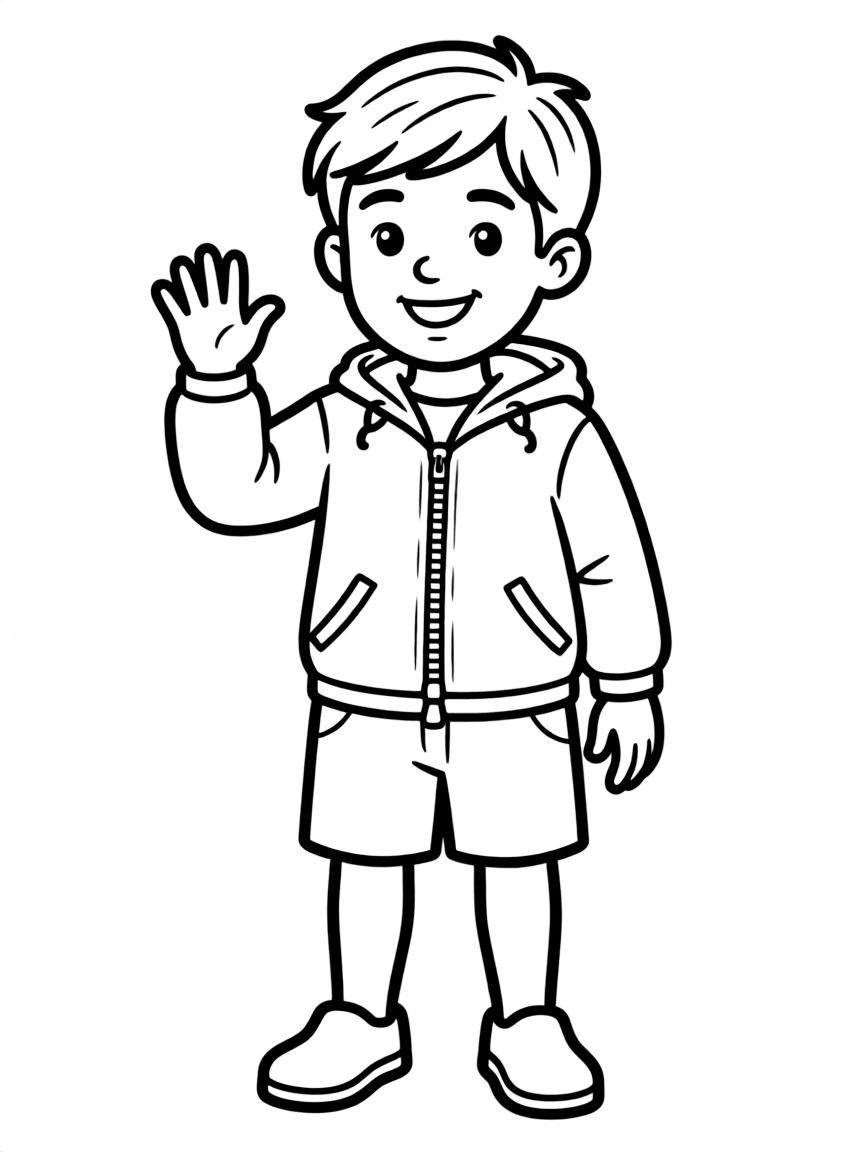 a jacket with zipper details and pockets