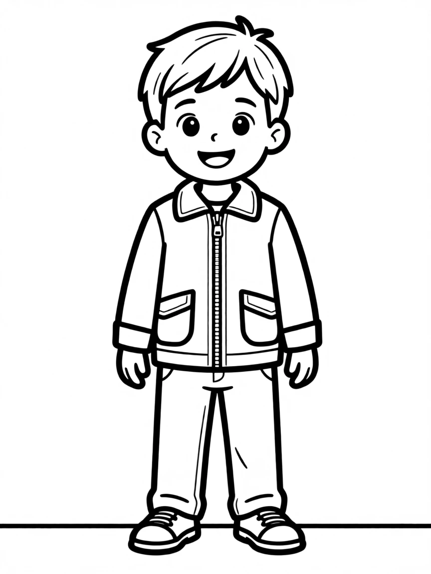 a jacket with zipper details and pockets