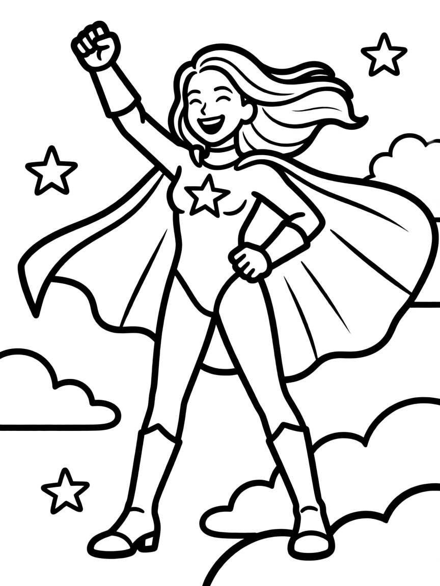 Dua Lipa dressed as a superhero, ready to save the day.