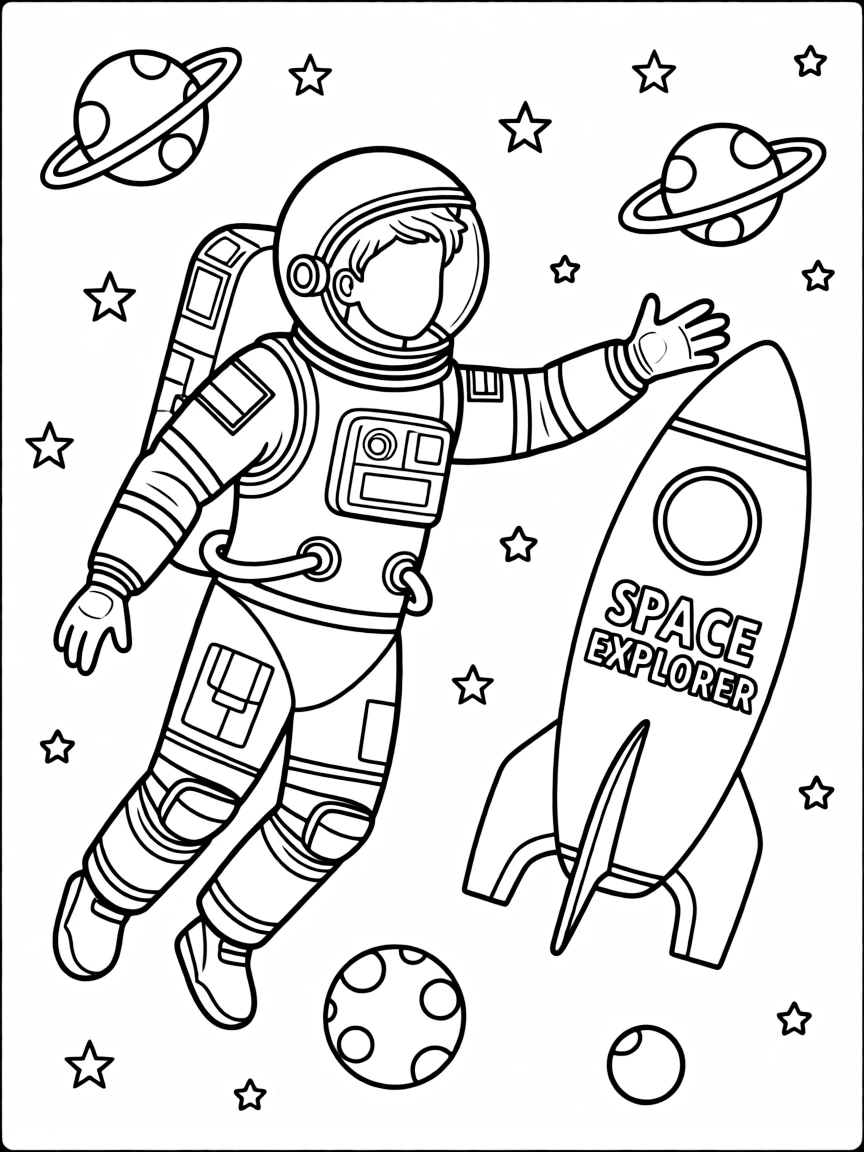 Tom Holland exploring space in an astronaut suit.