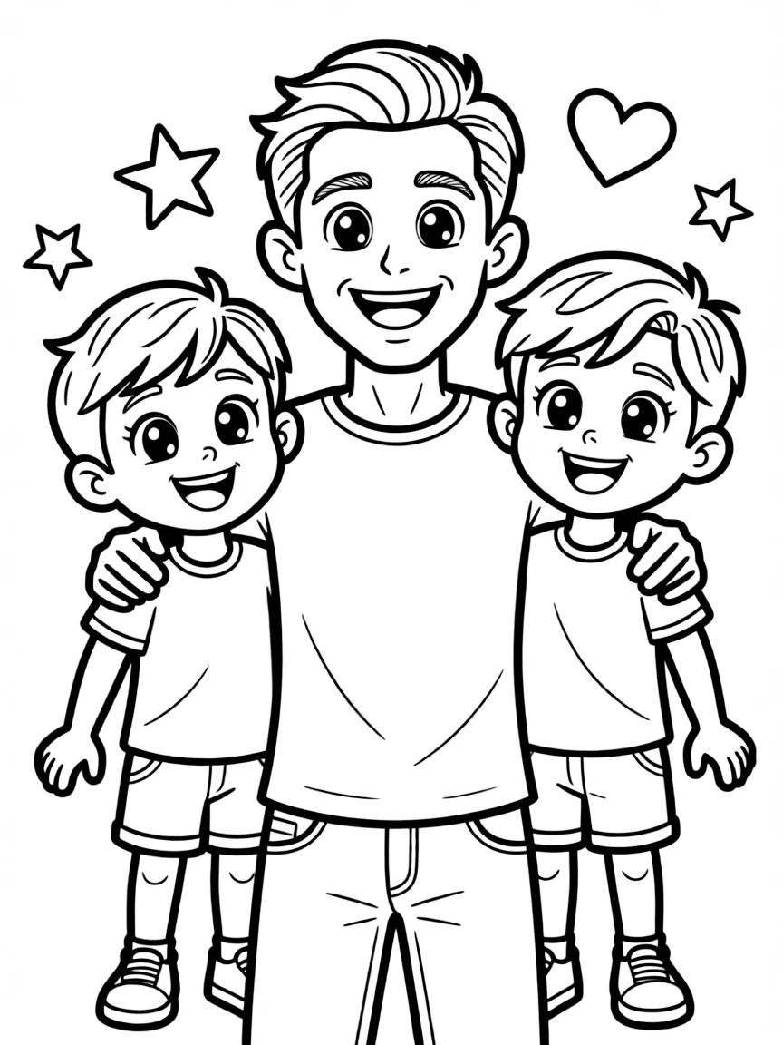 Tom Holland posing with cartoon versions of their fans.