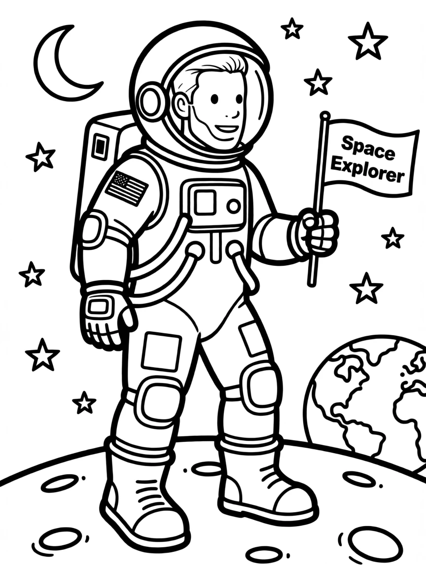 LeBron James exploring space in an astronaut suit.