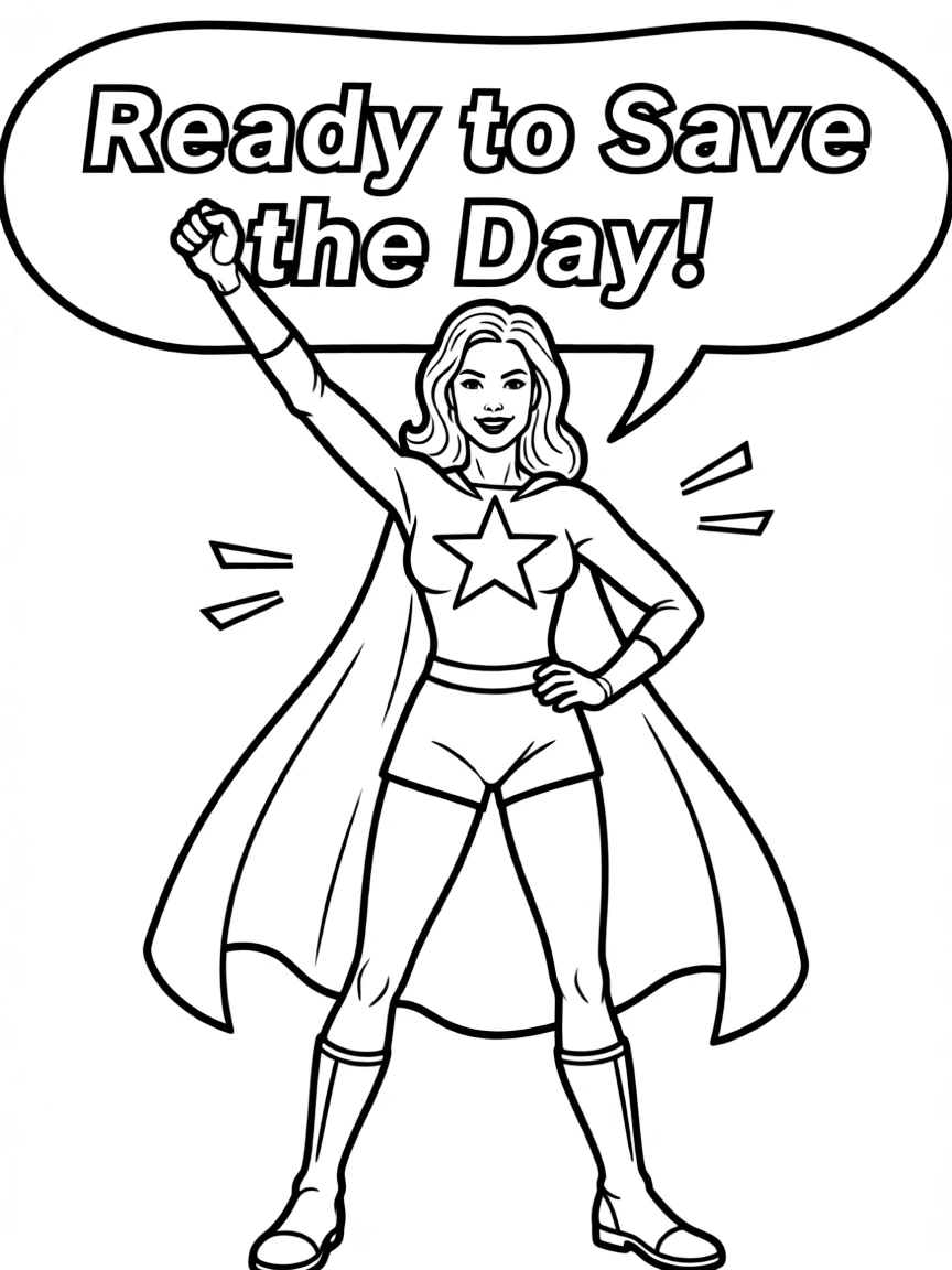 Angelina Jolie dressed as a superhero, ready to save the day.