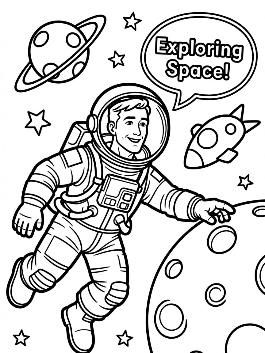 Ryan Reynolds exploring space in an astronaut suit.