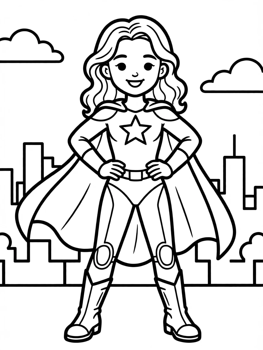 Camila Cabello dressed as a superhero, ready to save the day.