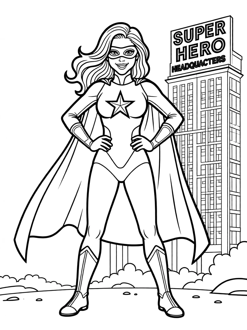 Camila Cabello dressed as a superhero, ready to save the day.
