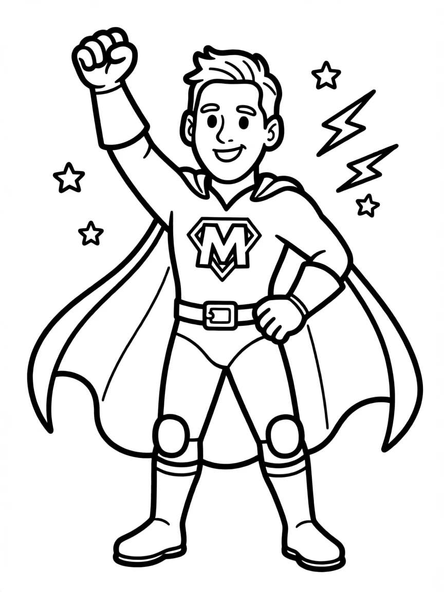 Lionel Messi dressed as a superhero, ready to save the day.