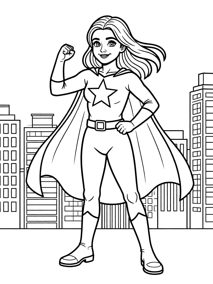 Camila Cabello dressed as a superhero, ready to save the day.