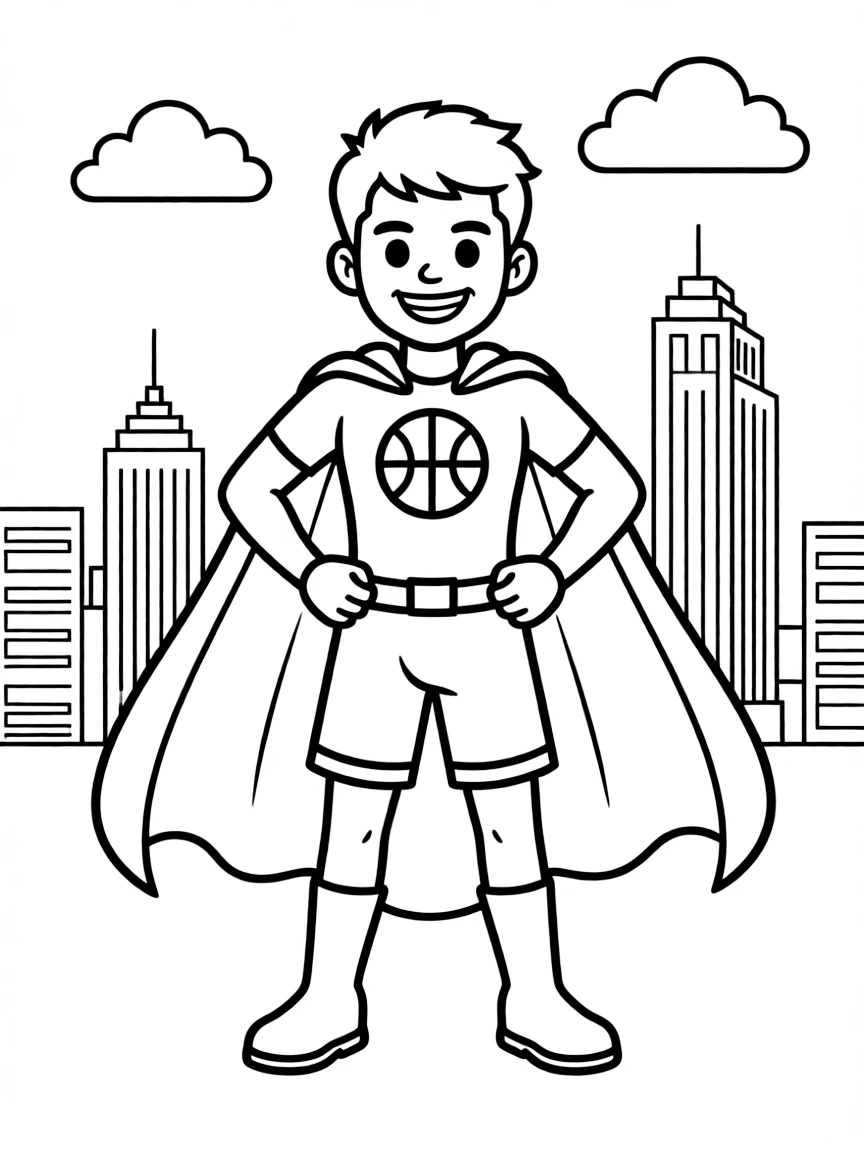 Stephen Curry dressed as a superhero, ready to save the day.
