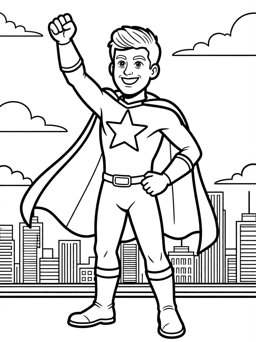 MrBeast dressed as a superhero, ready to save the day.