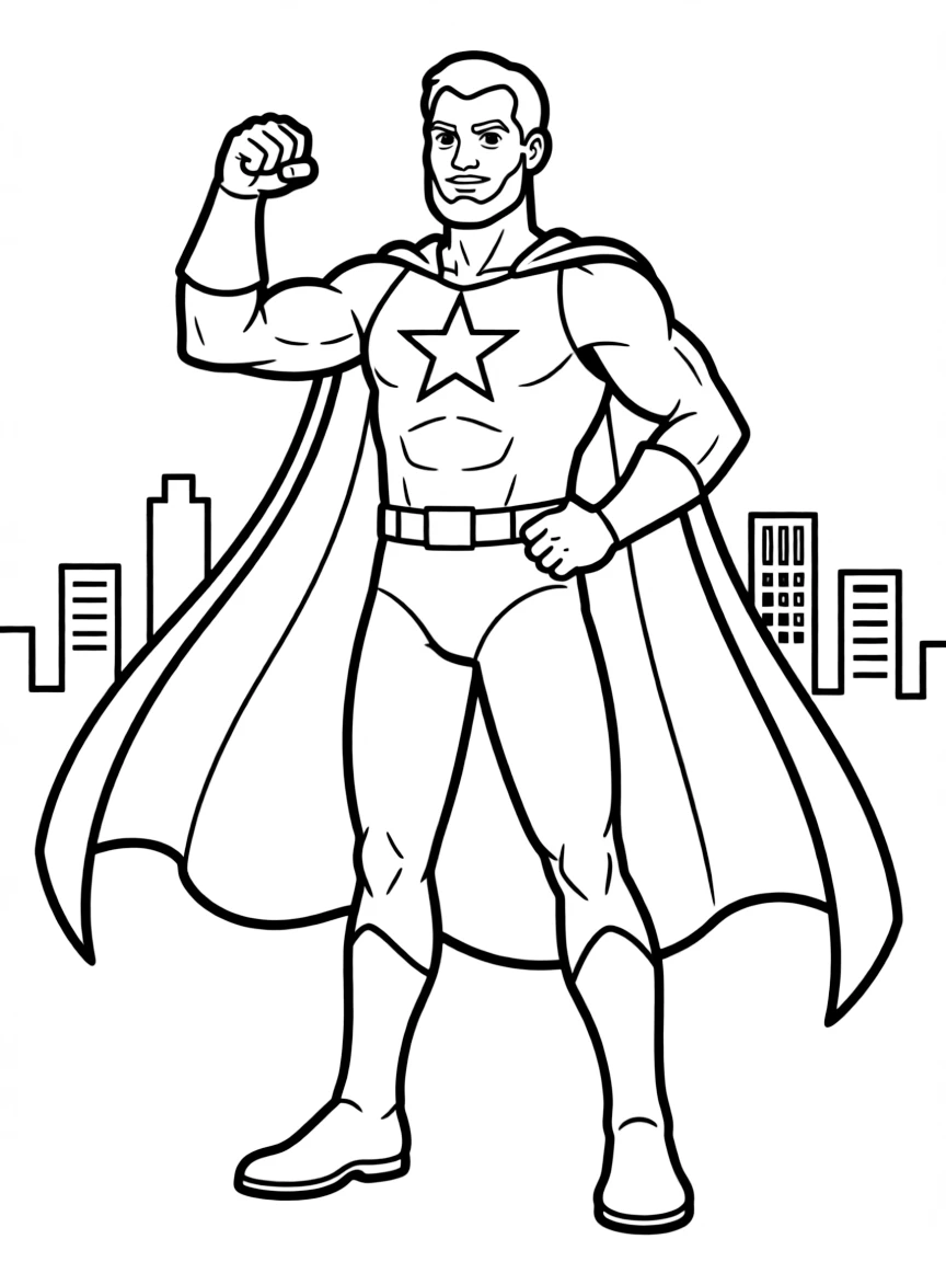 LeBron James dressed as a superhero, ready to save the day.