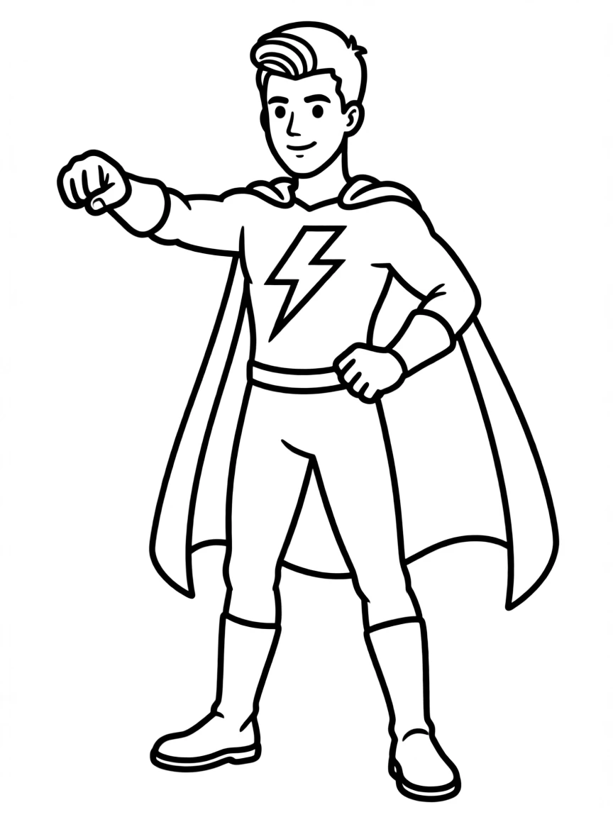 Justin Bieber dressed as a superhero, ready to save the day.