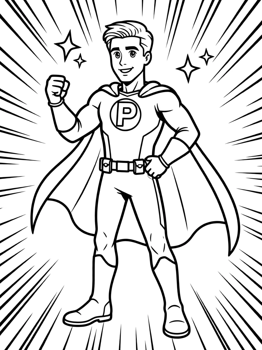 PewDiePie dressed as a superhero, ready to save the day.