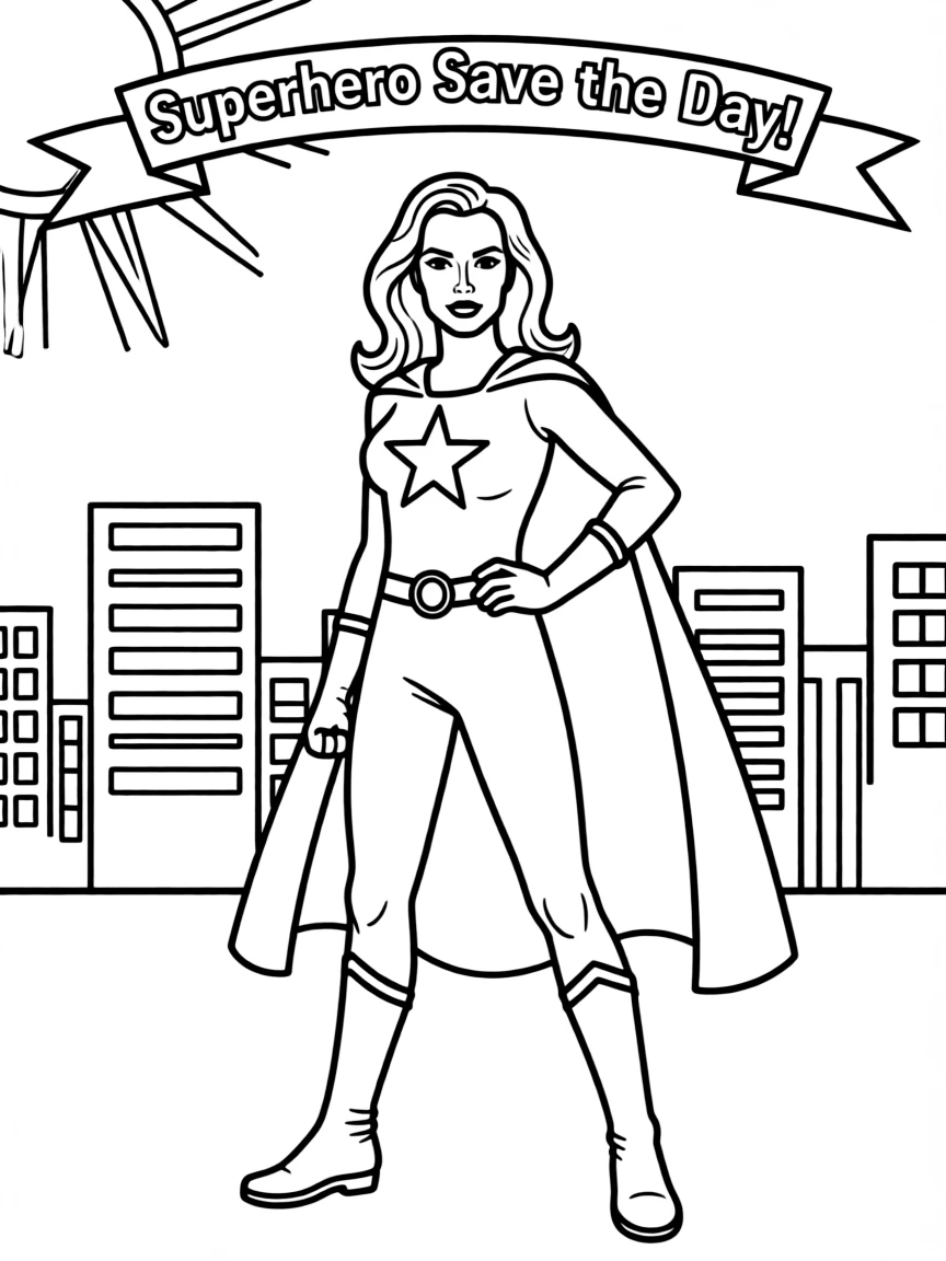 Angelina Jolie dressed as a superhero, ready to save the day.