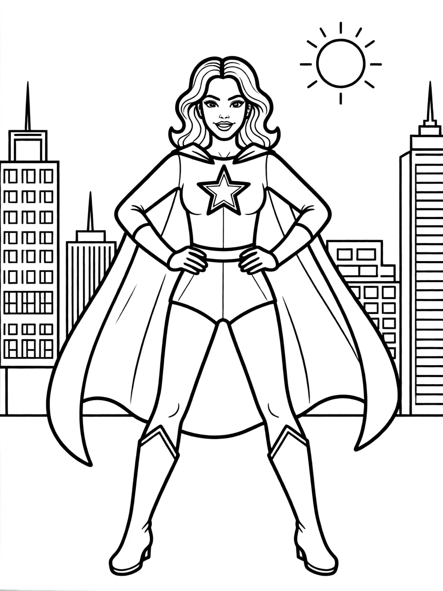 Rihanna dressed as a superhero, ready to save the day.