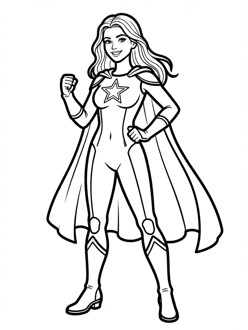 Camila Cabello dressed as a superhero, ready to save the day.