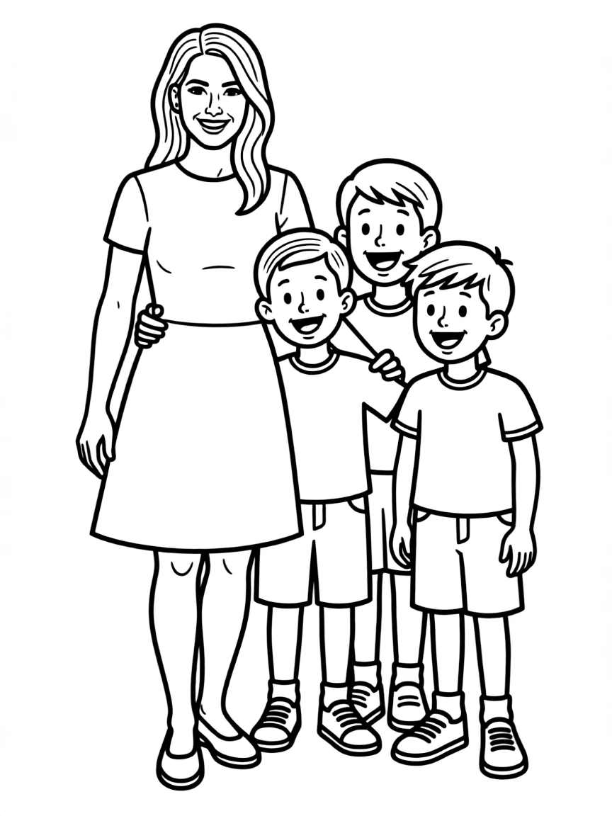 Blake Lively posing with cartoon versions of their fans.