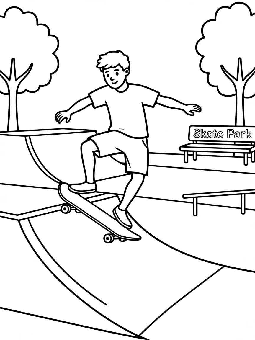 MrBeast skateboarding at a skate park.