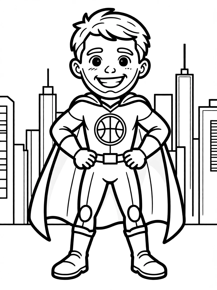 Stephen Curry dressed as a superhero, ready to save the day.