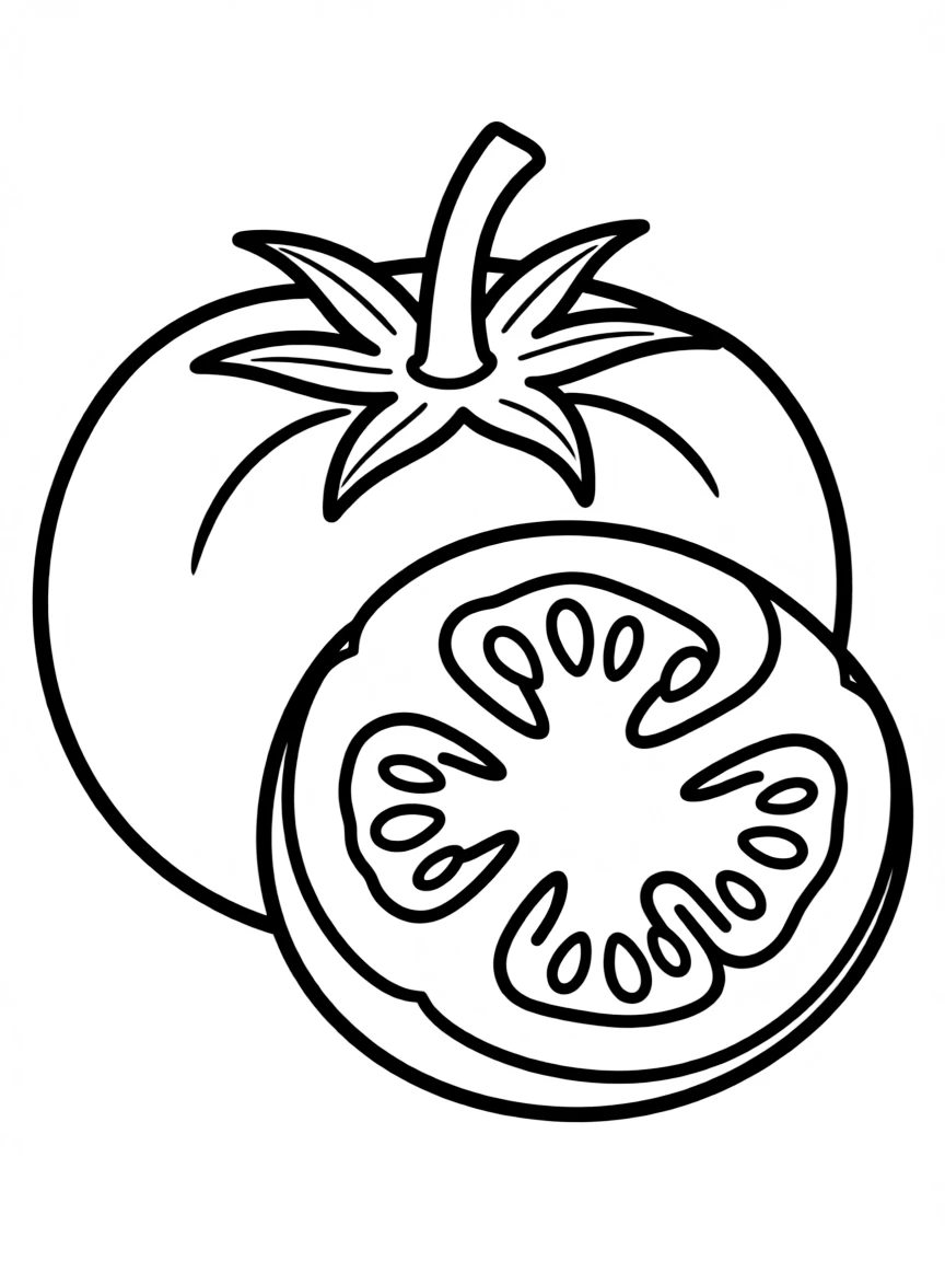 sliced tomato