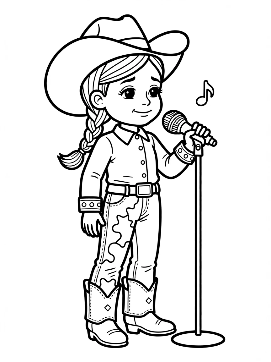 Jessie singing "When She Loved Me" with a sad but hopeful expression.