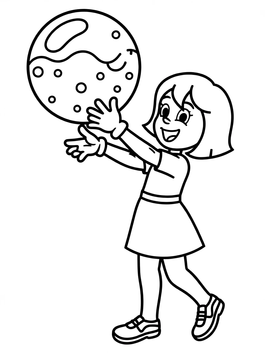Honey Lemon throwing a chemical ball, looking cheerful.
