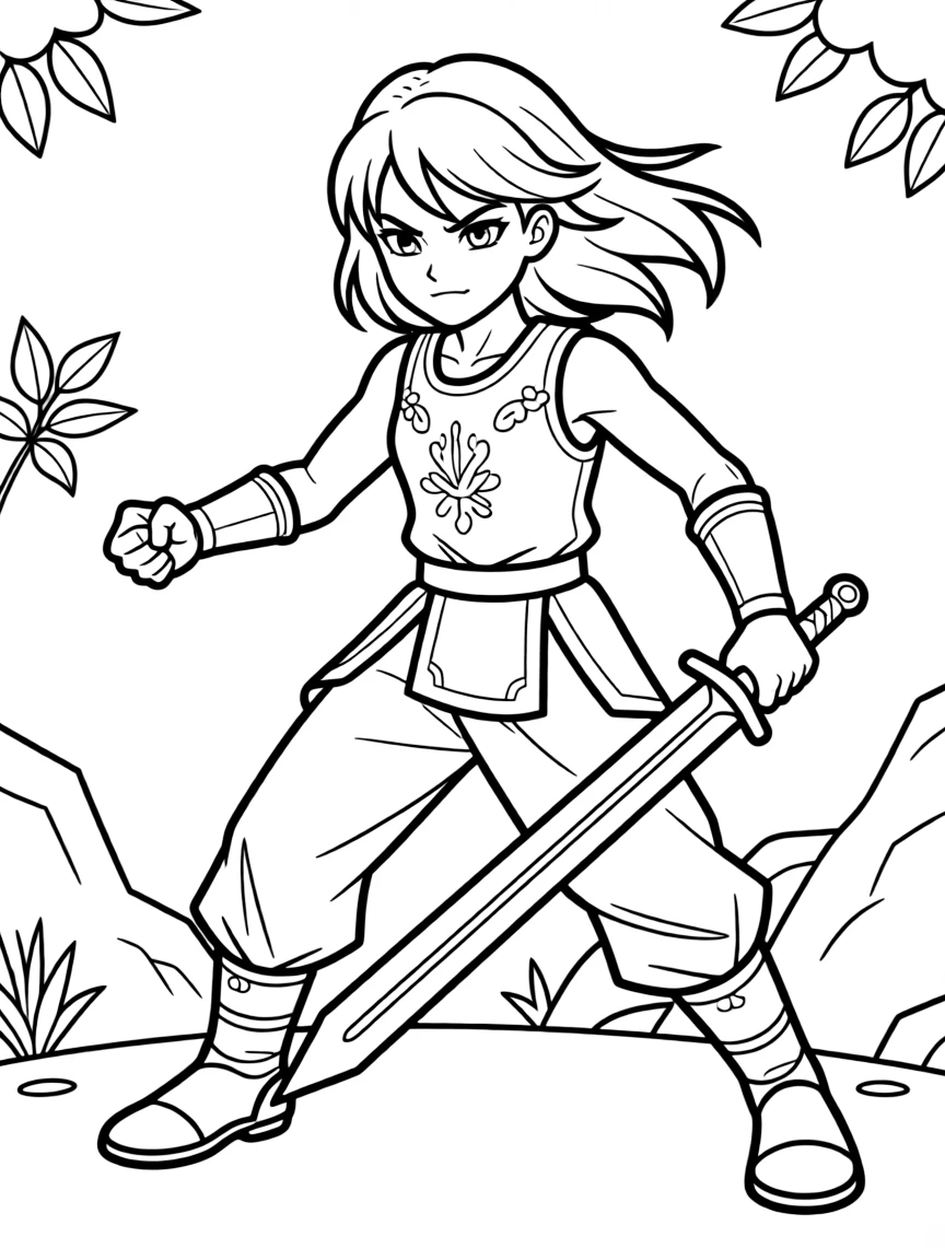 Namaari looking fierce and ready for battle.