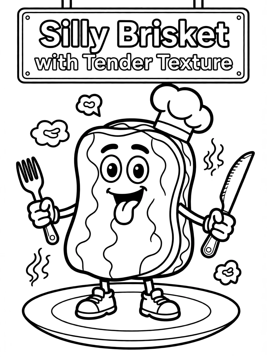 A silly brisket with a tender texture.
