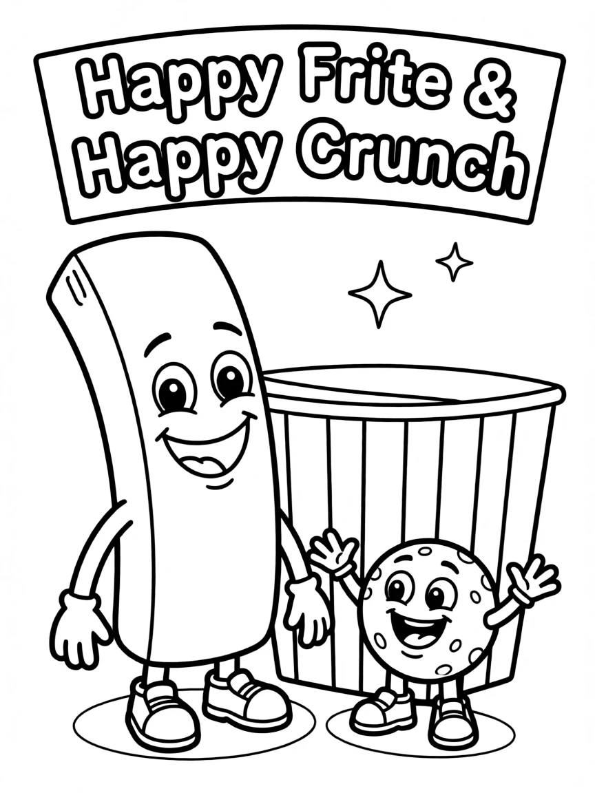 A happy frite with a happy crunch.