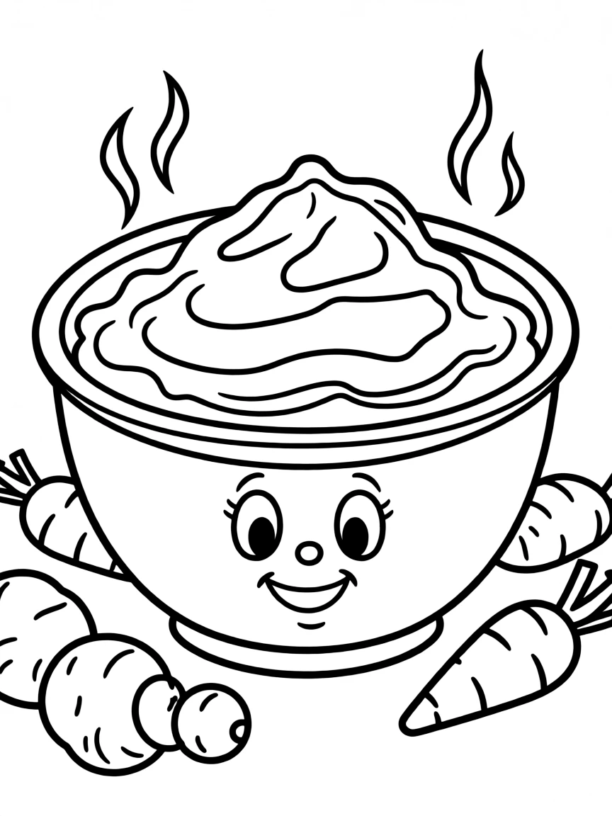 A happy stoemp with a creamy texture.