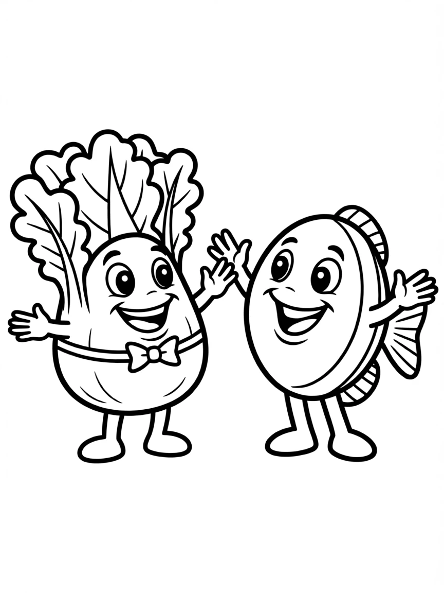 A happy Sauerkraut with a happy tang.