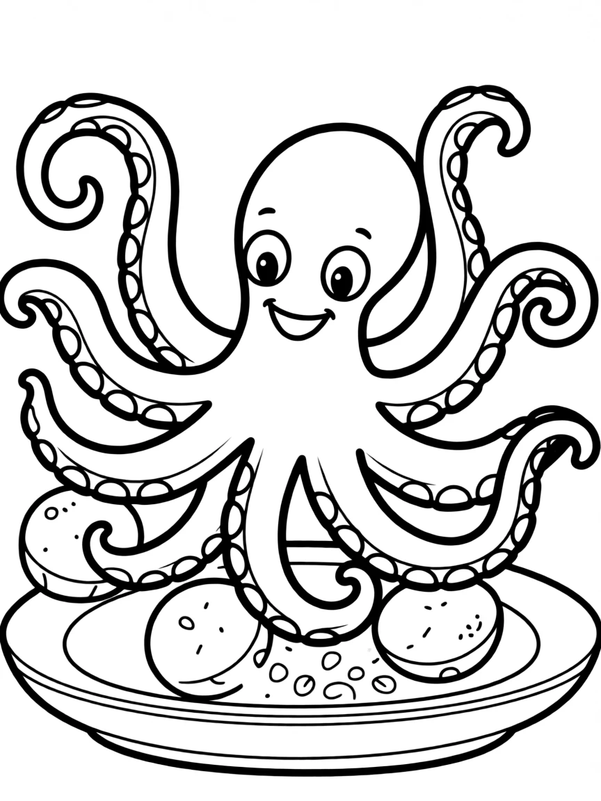 A silly pulpo a la Gallega with tentacles.