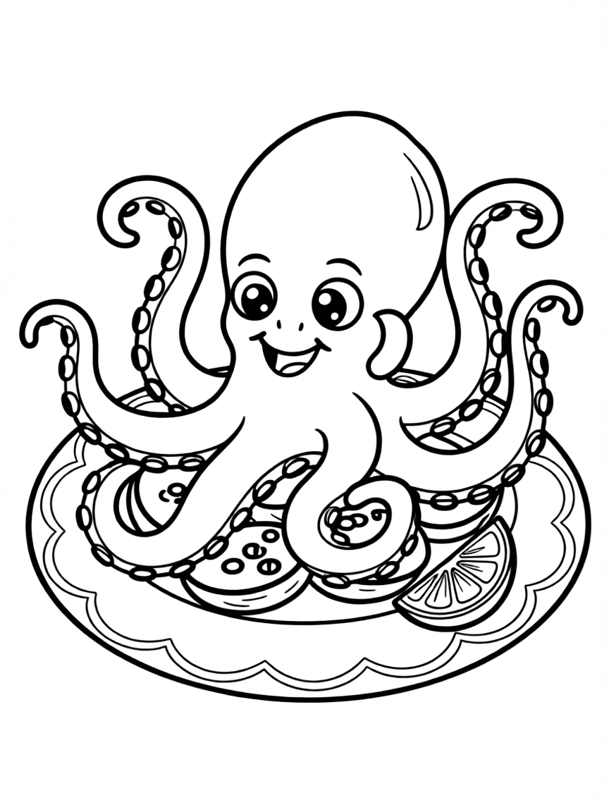 A playful pulpo a la Gallega with a tender bite.