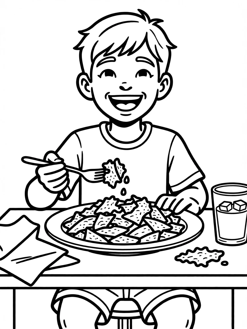 A happy migas with a satisfying crunch.