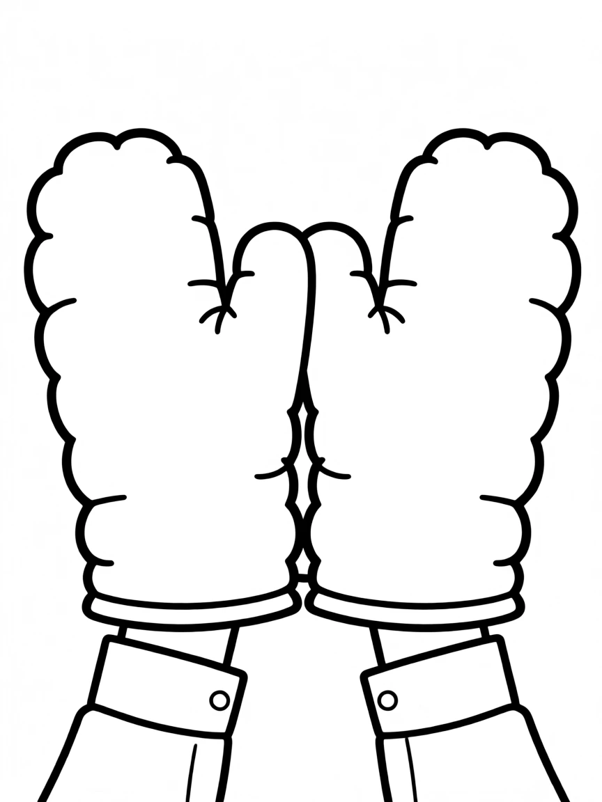 A squishy oven mitt protecting hands.