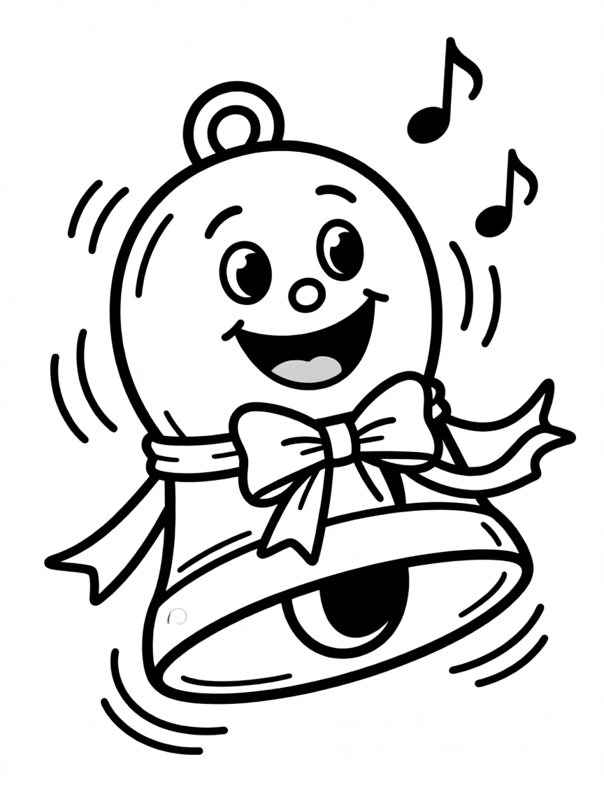A singing jingle bell ringing.