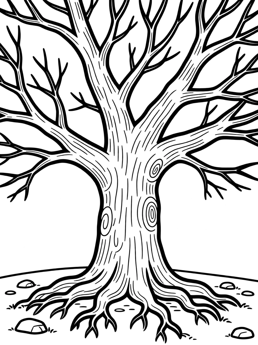 A strong tree with roots and branches.