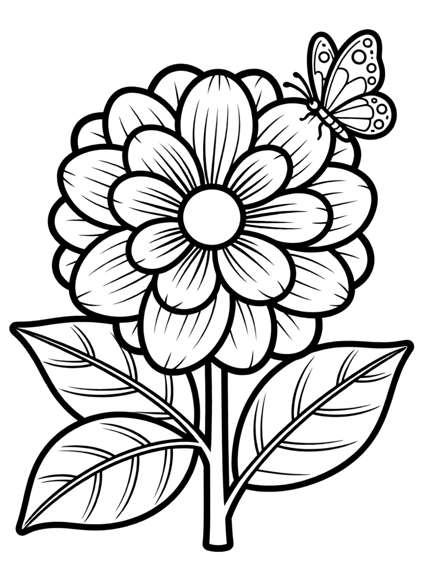 A colorful flower blooming.