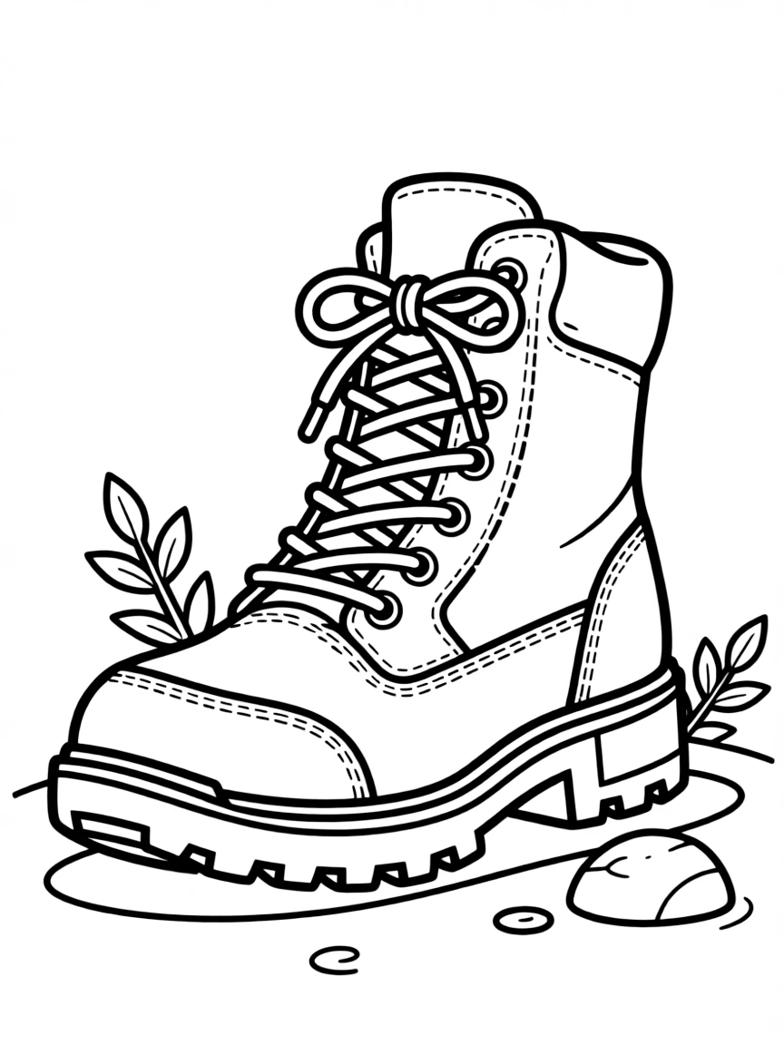 A strong boot for adventures.