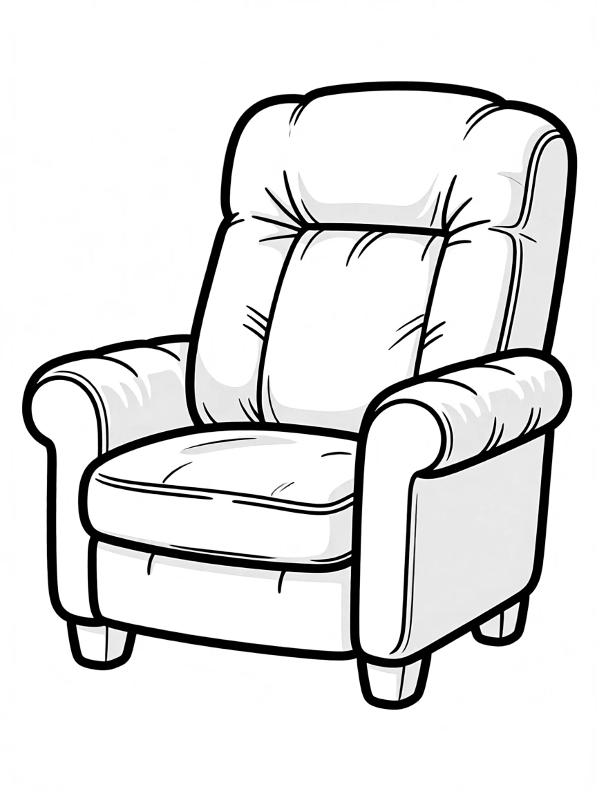 A comfy movie seat with armrests.